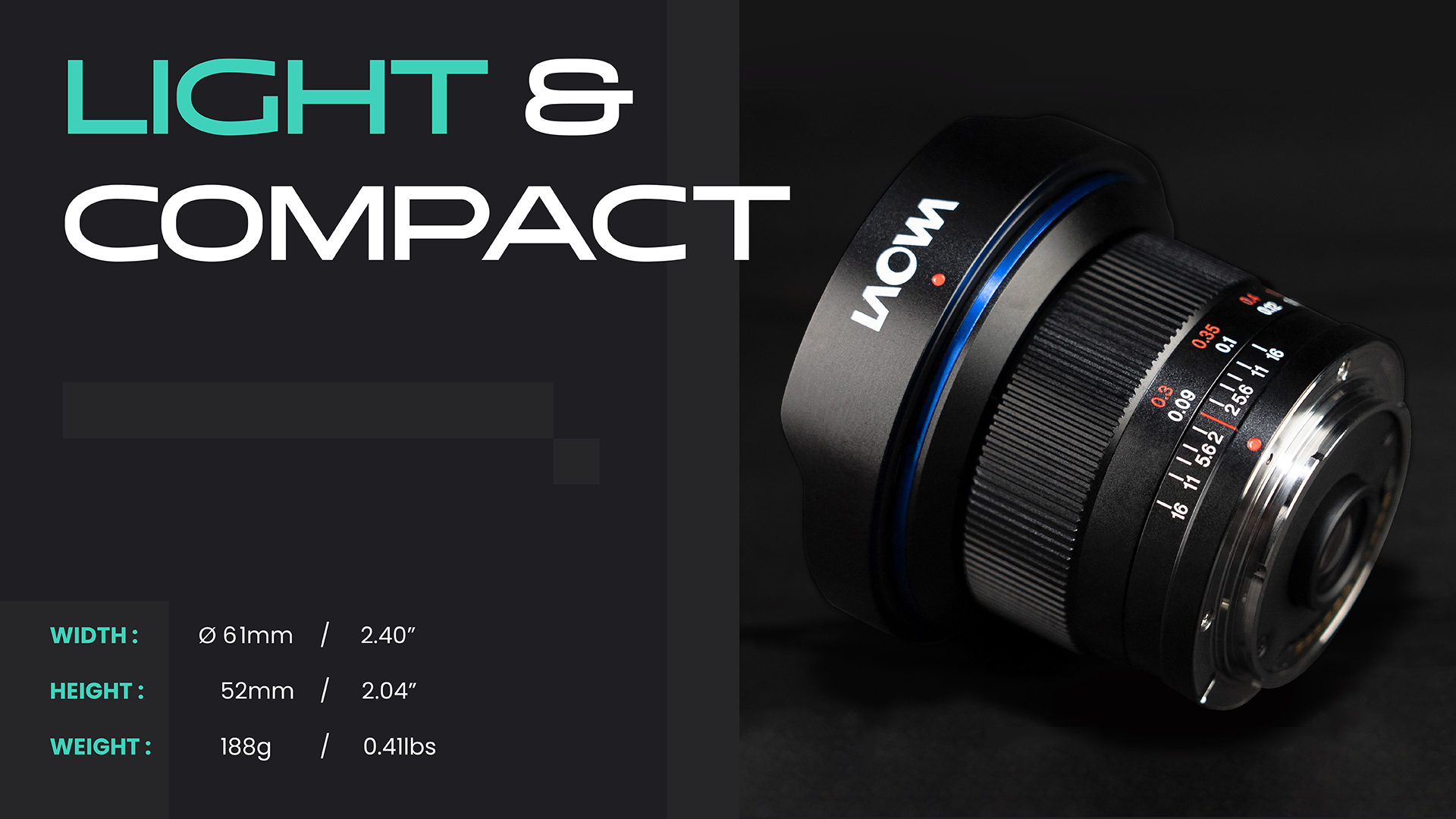 Laowa 6mm f/2 Zero Distortion MFT