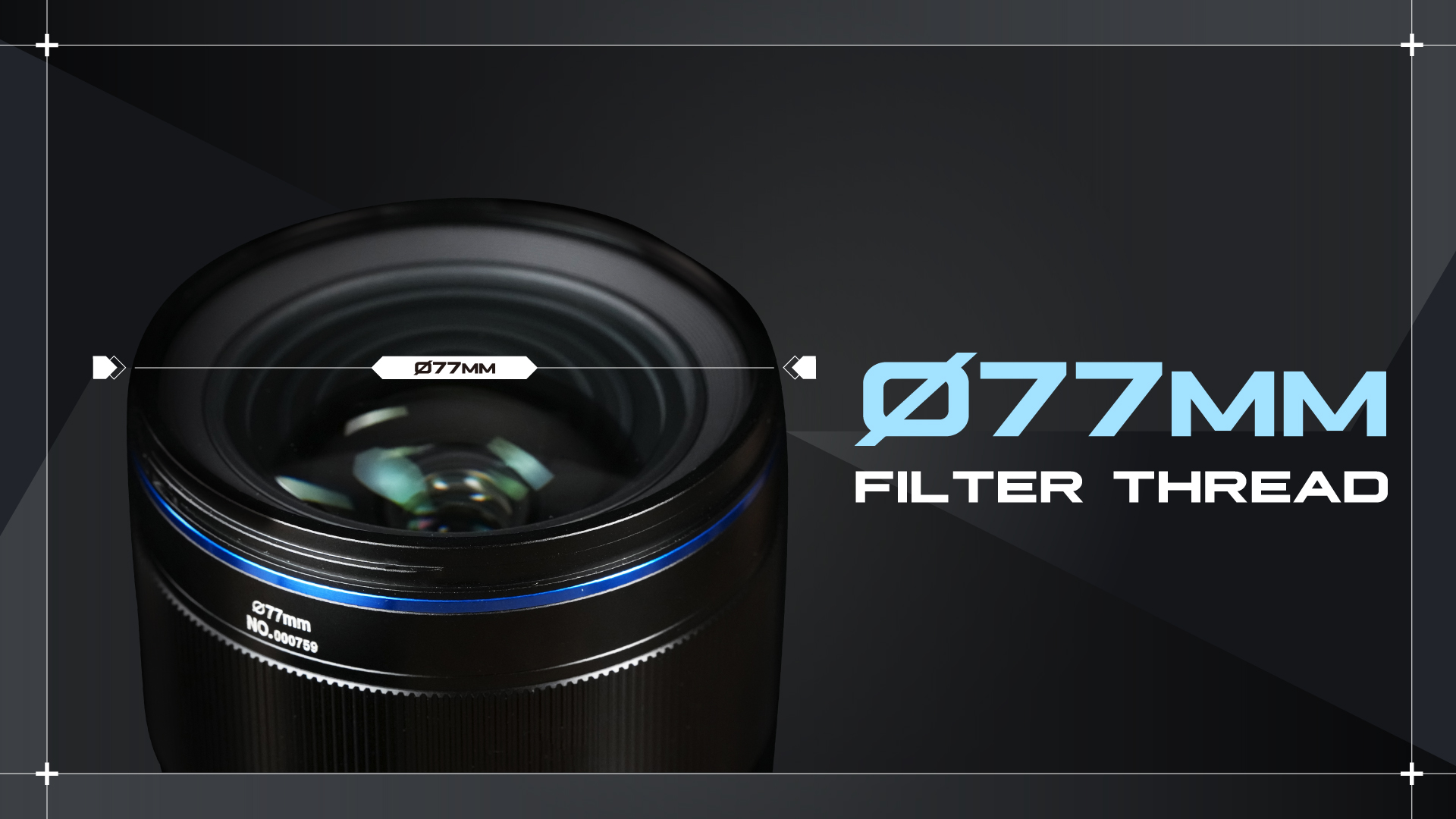 35mm tilt shift feature 77MM filter thread