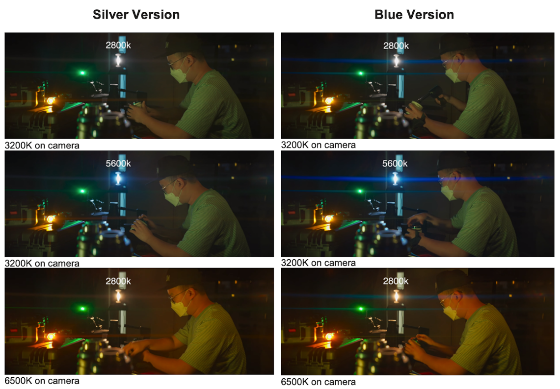 Comparazione blu silver