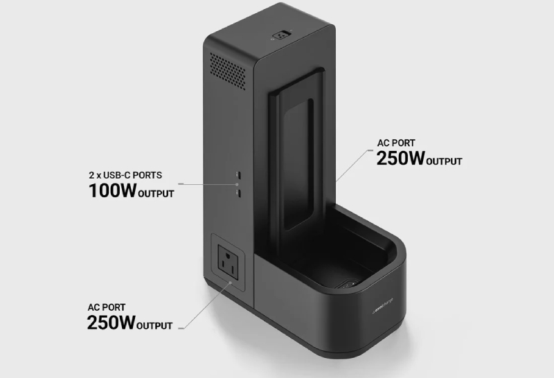 Omni Power Base Single Full Size Wall Socket