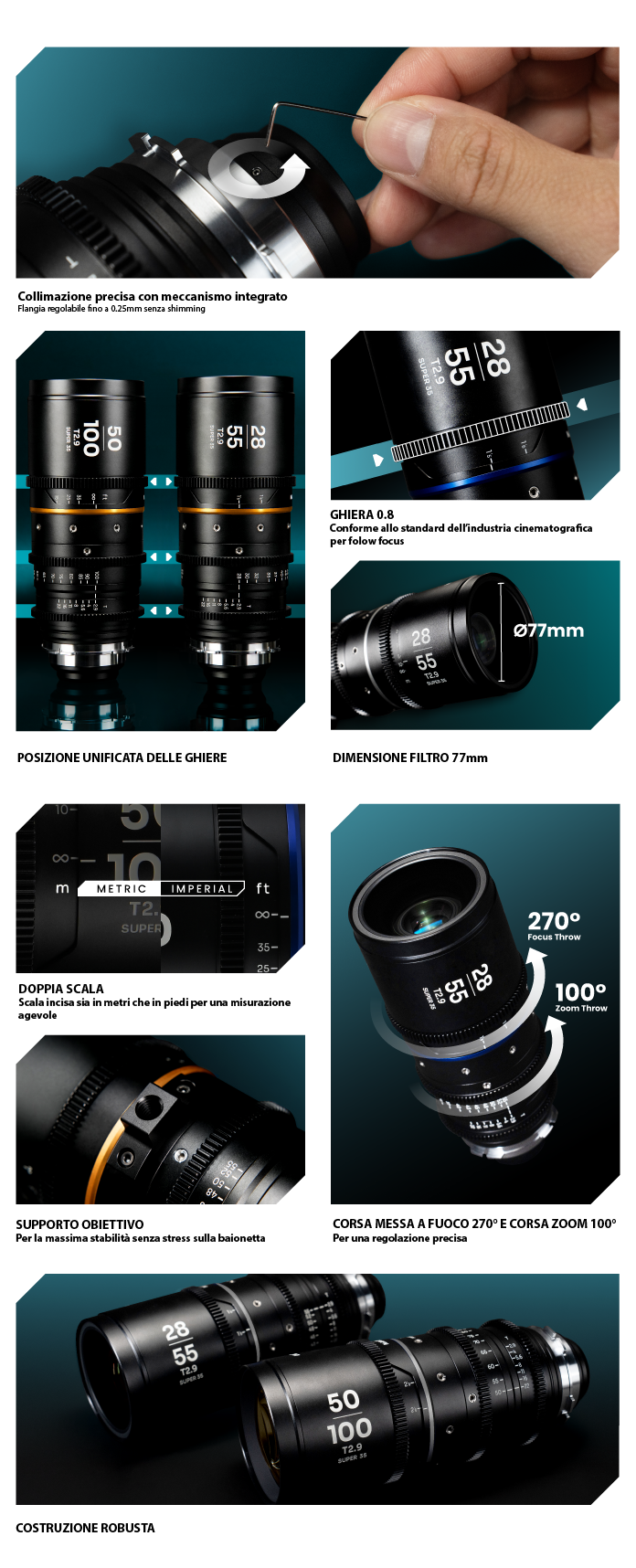 Cine Lens Housing