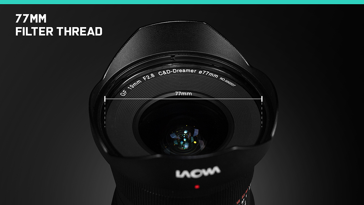 Laowa 19mm GFX 77mm Filter Thread