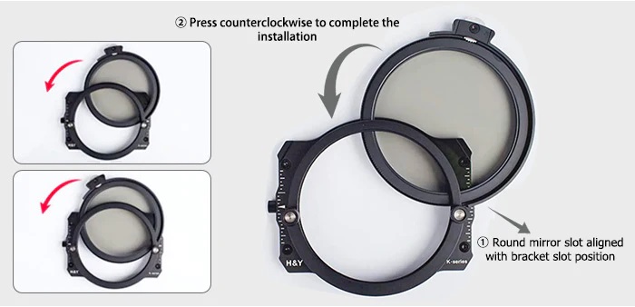 Filtro H&Y ND16+CPL Drop-In compatibilità